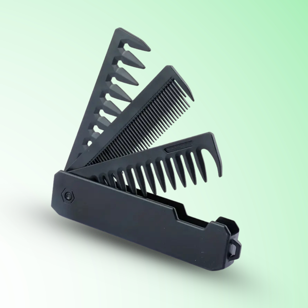 3-in-1 Folding Pocket Comb