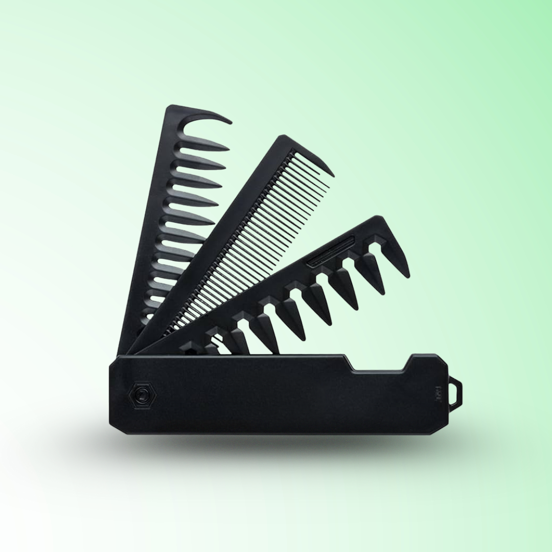3-in-1 Folding Pocket Comb