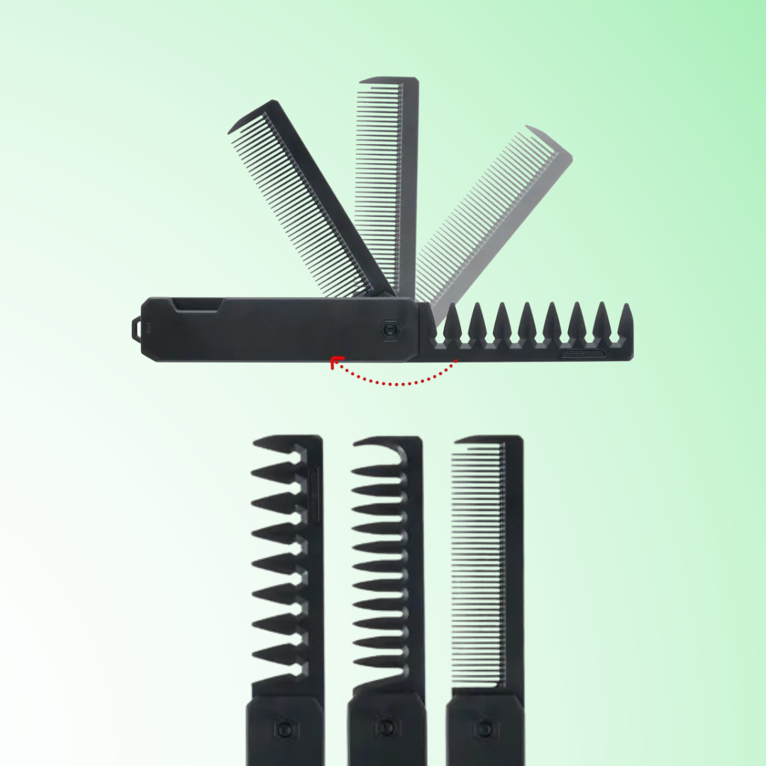 3-in-1 Folding Pocket Comb