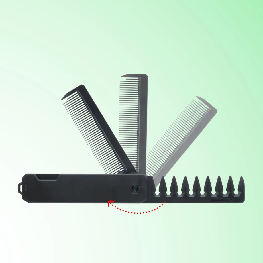 3-in-1 Folding Pocket Comb